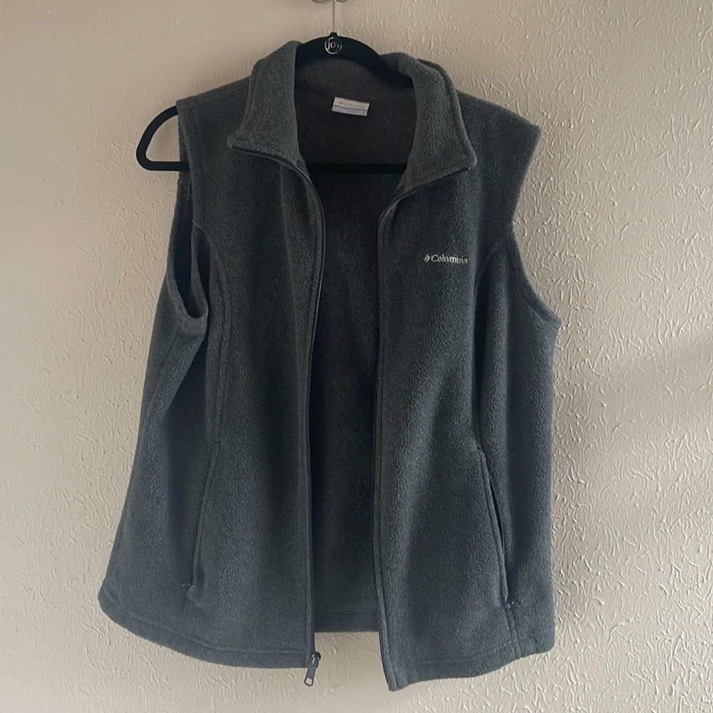 Grey Colombia Fleece Vest L